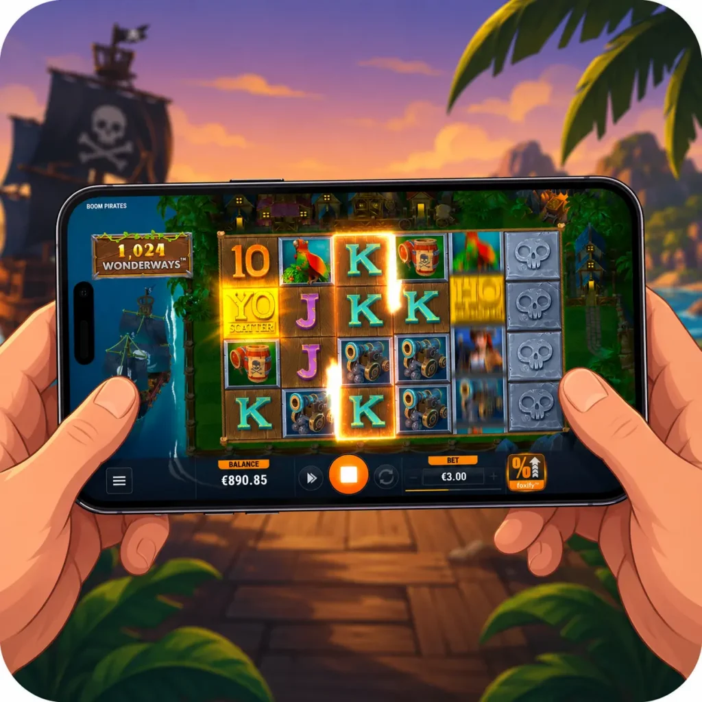 Casinofeber testar Foxium slot på mobil