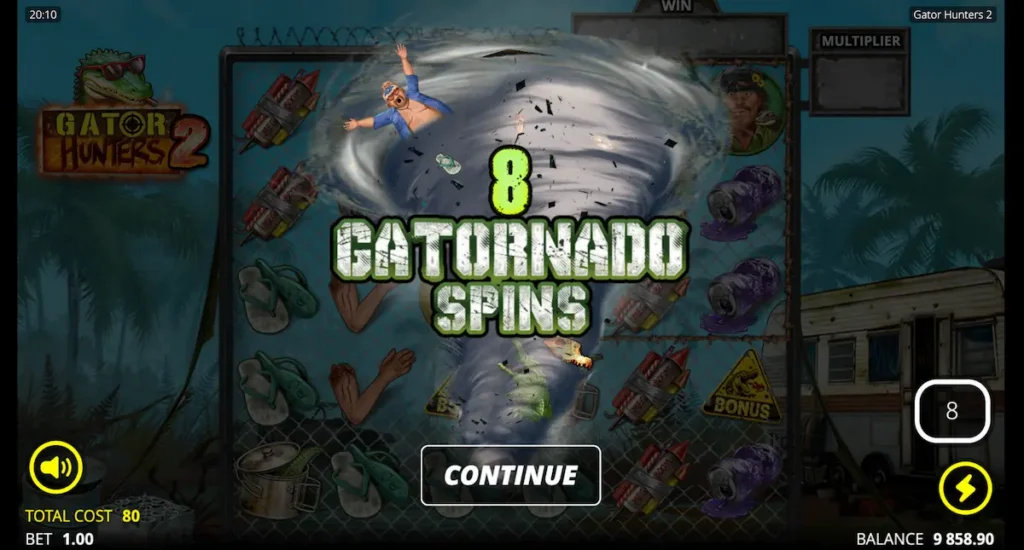Gator Hunters 2 Gatornado Spins bonusköp test