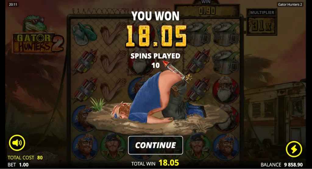 Gator Hunters 2 Gatornado Spins bonusköp test