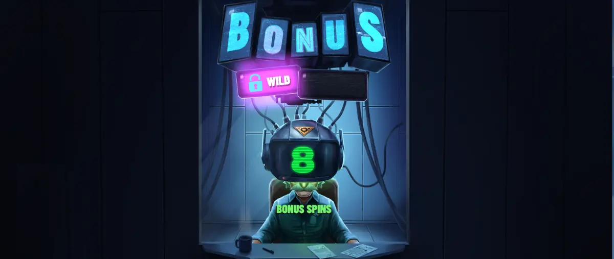 Skärmdump: Langley Street 23 slot demo innan bonusrundan.