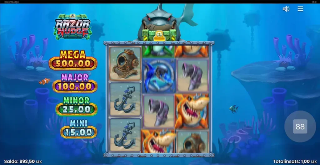 Razor Nudge slot tema
