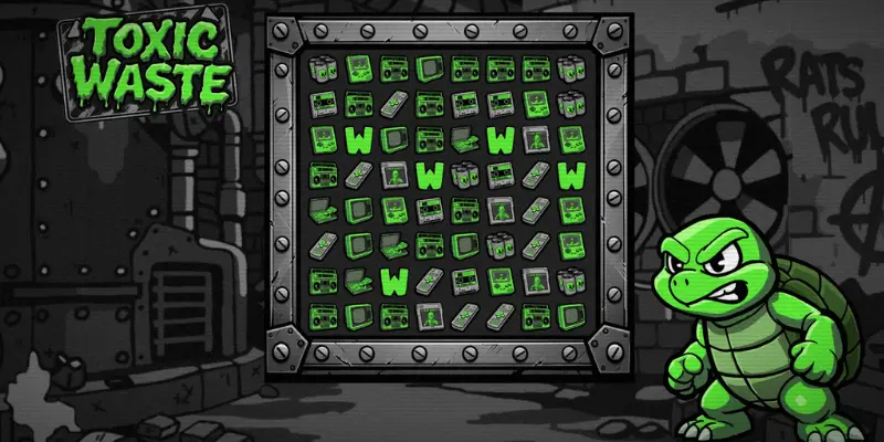 Spelplanen från Jinx Gamings Toxic Waste.