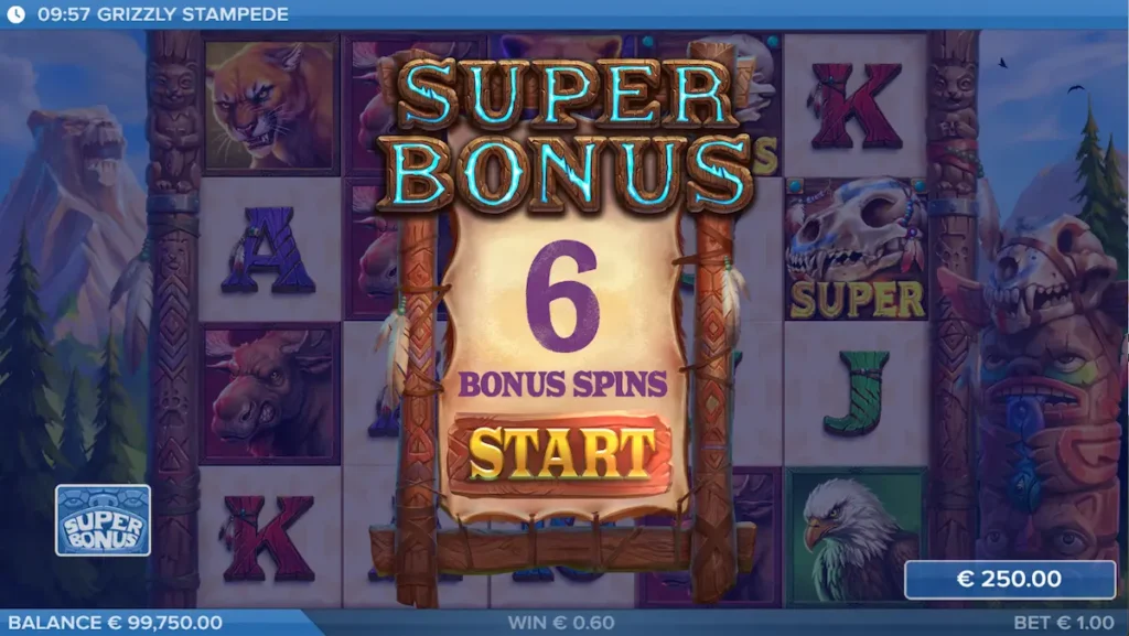 Grizzly Stampede free spins