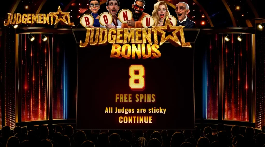 Judgemental free spins
