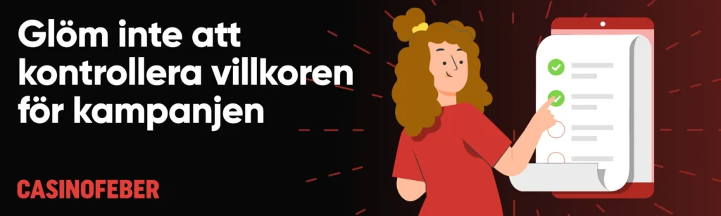 Casinoerbjudanden villkor