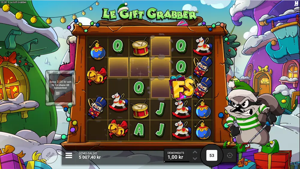 Le Gift Grabber Golden Squares